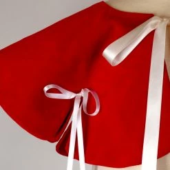 The Yellow Lamb Catesby Capelet In Red Outerwear