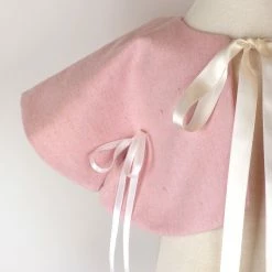 The Yellow Lamb Outerwear Catesby Capelet In Pink