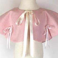 The Yellow Lamb Outerwear Catesby Capelet In Pink