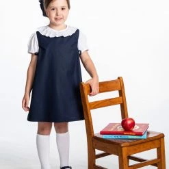 The Yellow Lamb School Uniforms Emma Jumper In Navy