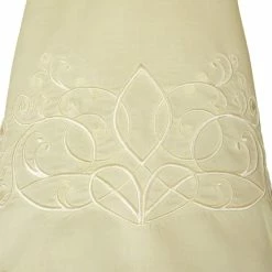 The Yellow Lamb Louis Daygown - Yellow With Yellow Embroidery