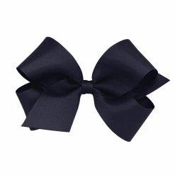 The Yellow Lamb Medium Classic Bow In Navy Accessories