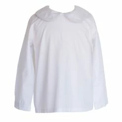 The Yellow Lamb Piped Peter Pan Collar Shirt