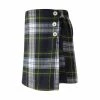 The Yellow Lamb TYL Scholar Skort In White/Evergreen Plaid School Uniforms