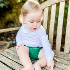 The Yellow Lamb Piped Peter Pan Collar Shirt