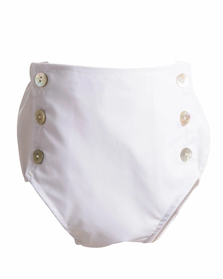 The Yellow Lamb Baby Button Front Diaper Cover