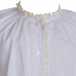 The Yellow Lamb Baby Katherine Daygown - White