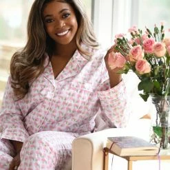 The Yellow Lamb Loungewear Mommy Sheep Sleeps In Painters Peony (Mommy + Me)