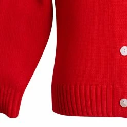 The Yellow Lamb Carey Cardigan - Red