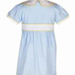The Yellow Lamb Avery Dress In Blue And Yellow TYL Outlet