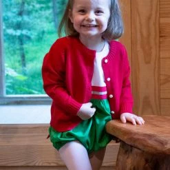 The Yellow Lamb Carey Cardigan - Red