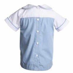 The Yellow Lamb Pennington Shirt And Shorts In Blue