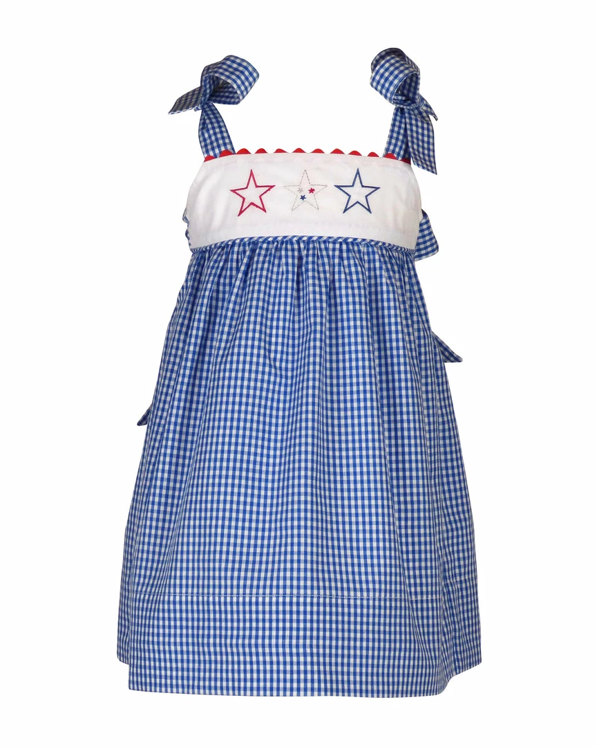 The Yellow Lamb TYL Outlet Sophie Sundress With Star Struck Embroidery