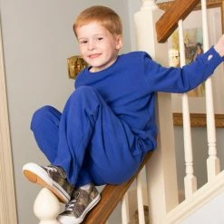 The Yellow Lamb Lambie Leisurewear In Bedford Blue - For Him Boys