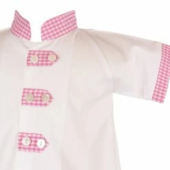 The Yellow Lamb Dayton Daygown In Pink Gingham