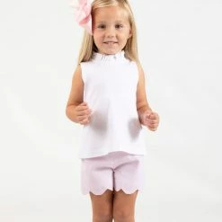 The Yellow Lamb Ada Shirt In White