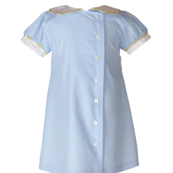 The Yellow Lamb Avery Dress In Blue And Yellow TYL Outlet