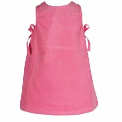 The Yellow Lamb Emma Jumper In Pink Stretch Corduroy