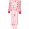 The Yellow Lamb Lambie Jammies In Cupids Arrows - Pink Valentine's Day
