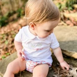 The Yellow Lamb Parker Diaper Cover In Palmer Plaid