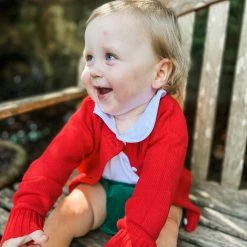 The Yellow Lamb Carey Cardigan - Red