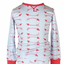 The Yellow Lamb Valentine's Day Lambie Jammies In Cupids Arrows - Blue