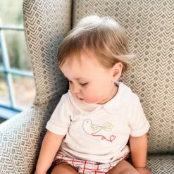 The Yellow Lamb Parker Diaper Cover In Palmer Plaid