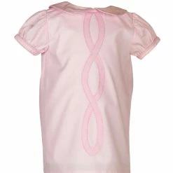The Yellow Lamb Baby Debut Daygown In Pink