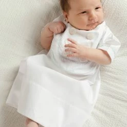 The Yellow Lamb Lennon Daygown - White