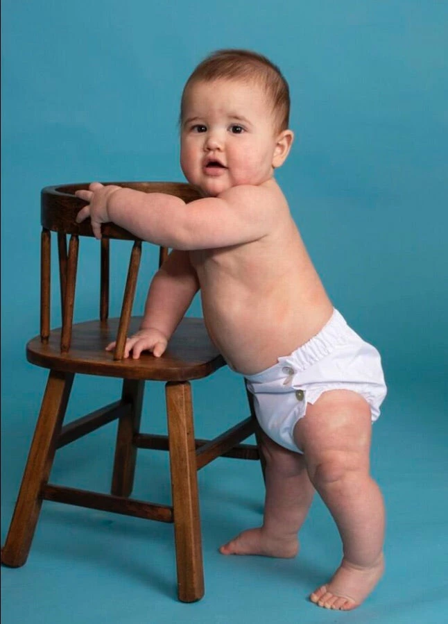 The Yellow Lamb Baby Button Front Diaper Cover