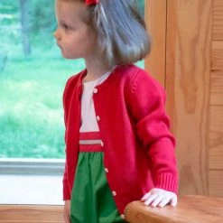 The Yellow Lamb Carey Cardigan - Red