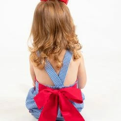 The Yellow Lamb TYL Outlet Somerset Girl Sunsuit With Star Struck Embroidery