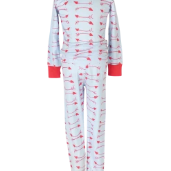 The Yellow Lamb Valentine's Day Lambie Jammies In Cupids Arrows - Blue