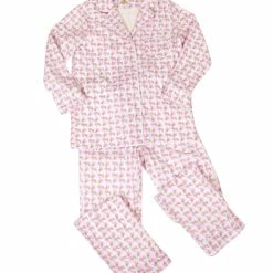 The Yellow Lamb Loungewear Mommy Sheep Sleeps In Painters Peony (Mommy + Me)