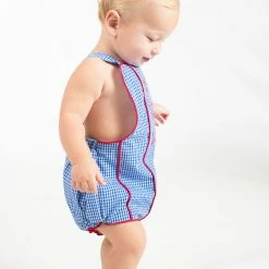 The Yellow Lamb TYL Outlet Somerset Boy Sunsuit With Star Struck Embroidery