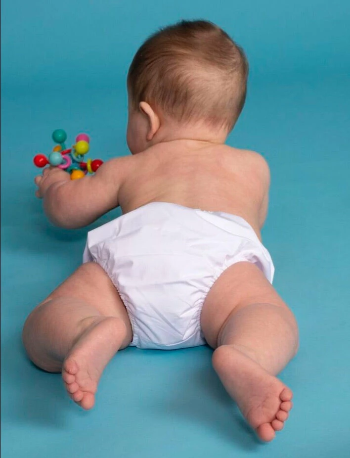 The Yellow Lamb Baby Button Front Diaper Cover